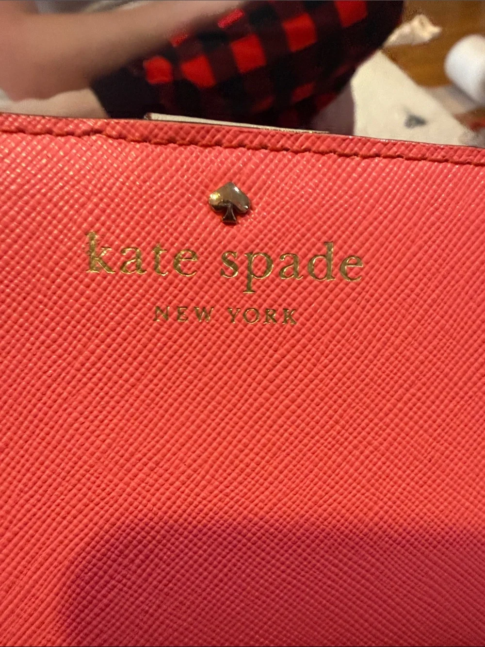 Kate Spade Coral Zip Wallet